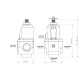 Nuke Performance Fuel Pressure Regulator FPR100x AN-10