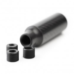 Nuke Performance Gear Knob Cavernous Carbon 40, Glossy finish