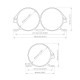 Nuke Performance Single Universal Bracket 65mm with Bosch 044 insert