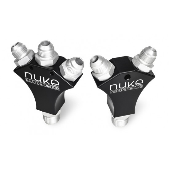 Nuke Performance X-Block Adapter Fitting with 3x AN-8 and 1x AN-10
