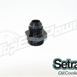 Setrab aluminum oil cooler fitting with o-ring M22 x -8JIC (-8AN)