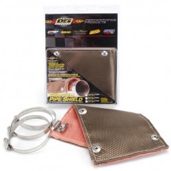 Titanium Pipe Shield 15cm x 30cm (6