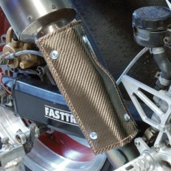 Titanium Pipe Shield 15cm x 30cm (6