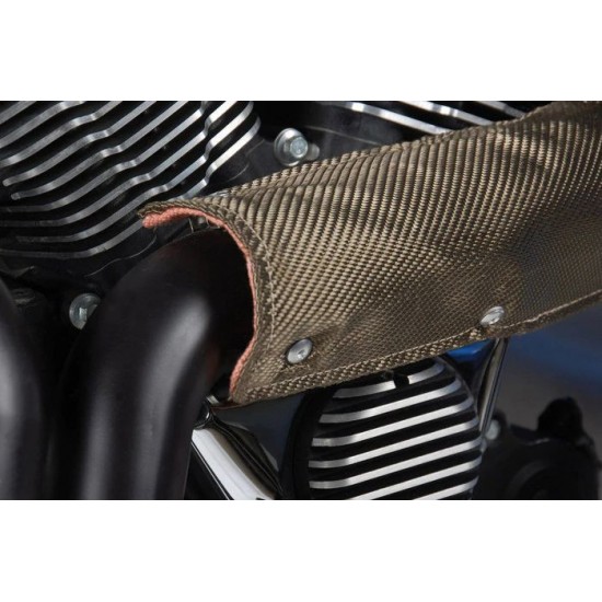 Titanium Pipe Shield 15cm x 30cm (6