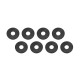 Fender Bumper Engine Bay Dress Up Washers black