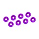 Fender Bumper Engine Bay Dress Up Washers purple