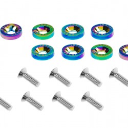 Fender Bumper Engine Bay Dress Up Washers cameleon