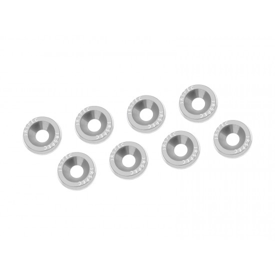 Fender Bumper Engine Bay Dress Up Washers silver