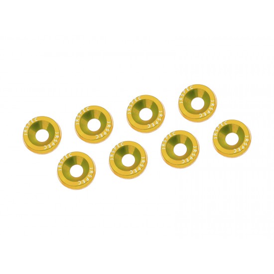 Fender Bumper Engine Bay Dress Up Washers gold