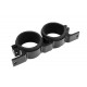 Dual fuel pump mounting bracket 60MM Czarne
