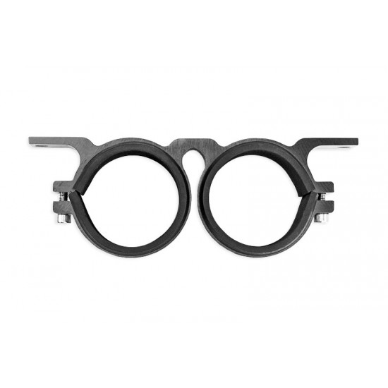 Dual fuel pump mounting bracket 60MM Czarne