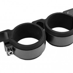 Dual fuel pump mounting bracket 60MM Czarne