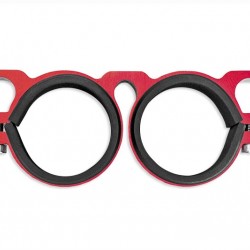 Dual fuel pump mounting bracket 60MM Red