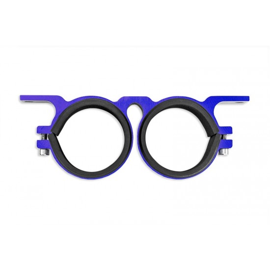 Dual fuel pump mounting bracket 60MM Blue