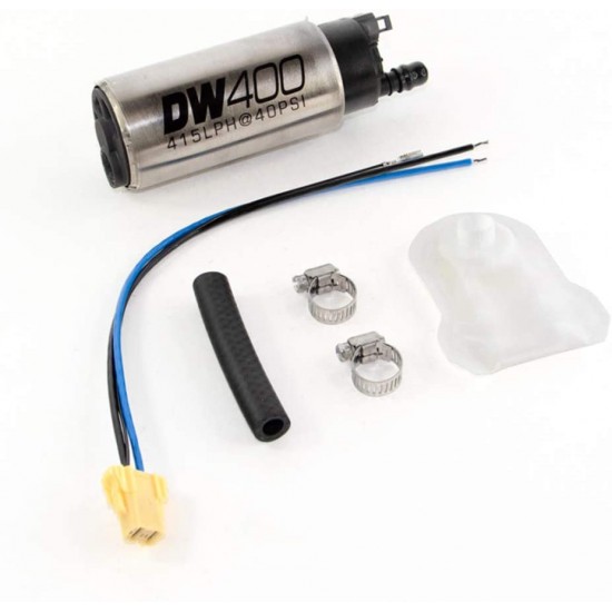 Fuel pump DeatschWerks 415lph for Nissan S13/S14/S15 98-11 Patrol 97-07 Subaru Forester 93-04 WRX/STI 90-00 Legacy GT 94-05 Mazda Miata/MX-5 90-99 FWD DSM