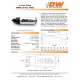 Fuel pump DeatschWerks DW65C 265lph for EVO X 08-15 Mazdaspeed3 07-13 Mazdaspeed6 06-07 Honda Civic 12-16 Honda Accord 13-17 Tundra 4.0L V6 07-14 4.L V8 07-10 4.6L V8 08-17 5.7L V8 07-17 Wrangler 2007-17