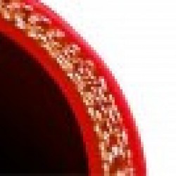 Silicone straight reducer 80/102mm Red