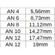 Steel Braided Rubber Cord AN12