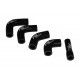 Silicone cooling system hose kit for Toyota Supra MA70 MK3 7M-GT / 7MGTE turbo 3.0L