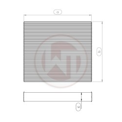 Radiator core Wagner Tuning 563x468x32