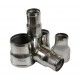 Aluminum reducer 76/89mm Swaged ends