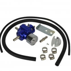 Fuel pressure Regulator with gauge 8mm barb