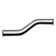 Aluminium pipe S-shape 45mm
