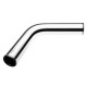 Aluminium elbow 45' 95mm, 30cm