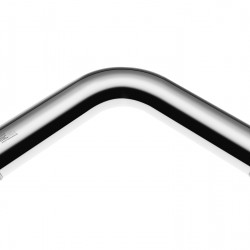Aluminium elbow 45' 95mm, 30cm