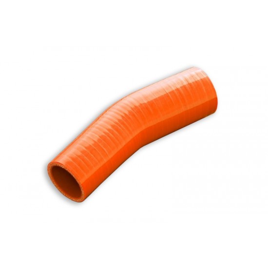 Silicone Reducer elbow 23' 16/25mm Orange