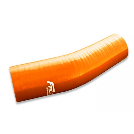 Silicone Reducer elbow 23' 16/25mm Orange