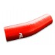 Silicone Reducer elbow 23' 45/63mm Red