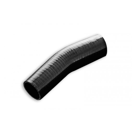 Silicone Reducer elbow 23' 51/57mm Black