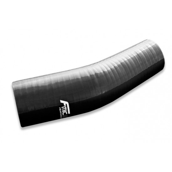 Silicone Reducer elbow 23' 51/57mm Black