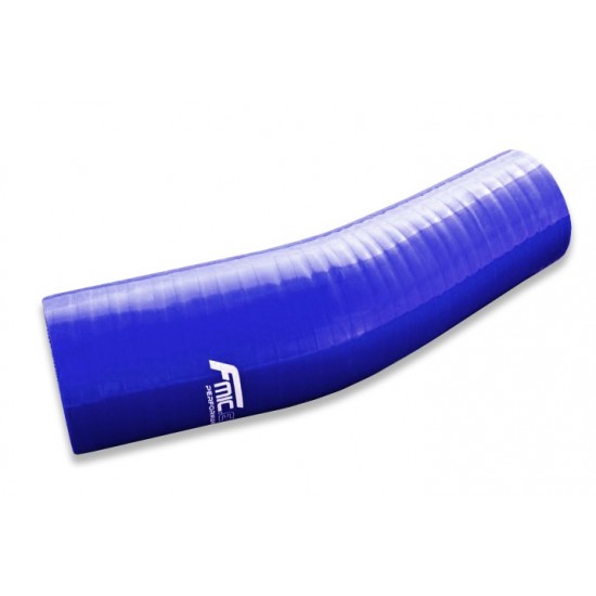 Silicone Reducer elbow 23' 70/76mm Blue