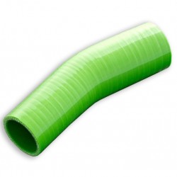 Silicone Reducer elbow 23' 70/76mm Green