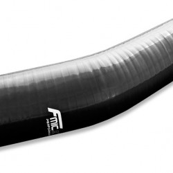 Silicone Reducer elbow 23' 76/89mm Black
