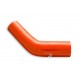 Silicone reducer elbow 45' 19/32mm Orange