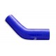 Silicone reducer elbow 45' 25/38mm Blue
