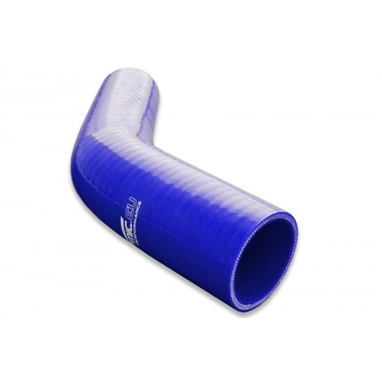 Silicone reducer elbow 45' 25/38mm Blue
