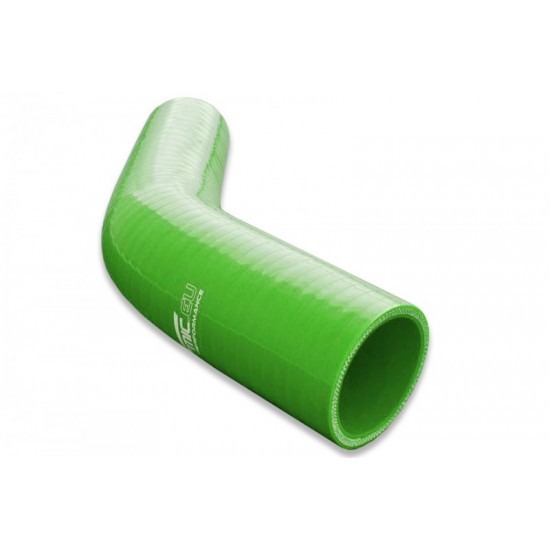 Silicone reducer elbow 45' 28/32mm Green