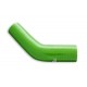 Silicone reducer elbow 45' 28/32mm Green