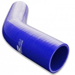 Silicone reducer elbow 45' 63/95mm Blue