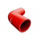 Silicone Reducer elbow 67' 32/38mm Red