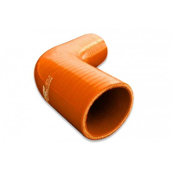 Silicone Reducer elbow 67' 32/38mm Orange