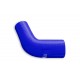 Silicone Reducer elbow 67' 51/57mm Blue