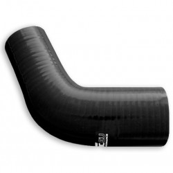 Silicone Reducer elbow 67' 63/70mm Black