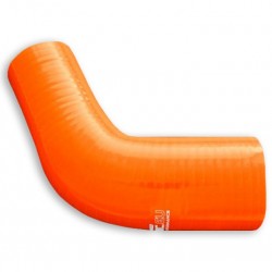 Silicone Reducer elbow 67' 70/76mm Orange