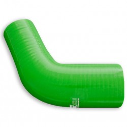 Silicone Reducer elbow 67' 70/76mm Green