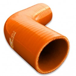 Silicone Reducer elbow 67' 70/80mm Orange